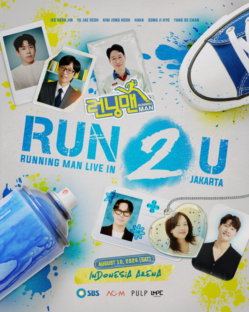 Poster "RUN2U in Jakarta" Bersama Cast Running Man yang Serba Bisa